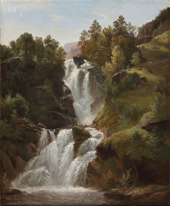 François Diday - The Reichenbach Falls, Bernese Oberland | MasterArt